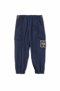 Fendi Kids NAVY BLUE Cargo pants
