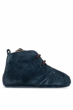 Fendi Kids NAVY BLUE Suede shoes