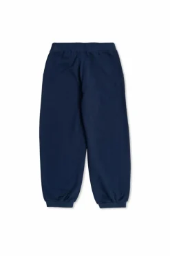 Fendi Kids NAVY BLUE Sweatpants with embroidered logo