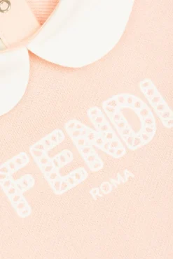 Fendi Kids PINK Dress with ruffle