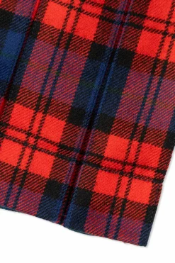 Fendi Kids RED Plaid pattern skirt