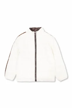 Fendi Kids WHITE Reversible jacket