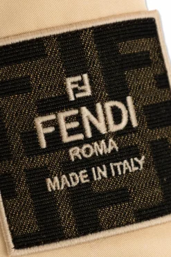 Fendi Kids WHITE Sweatpants with pocket