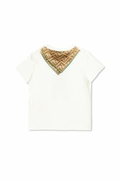 Fendi Kids WHITE T-shirt with print