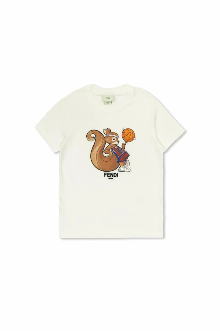 Fendi Kids WHITE T-shirt with print