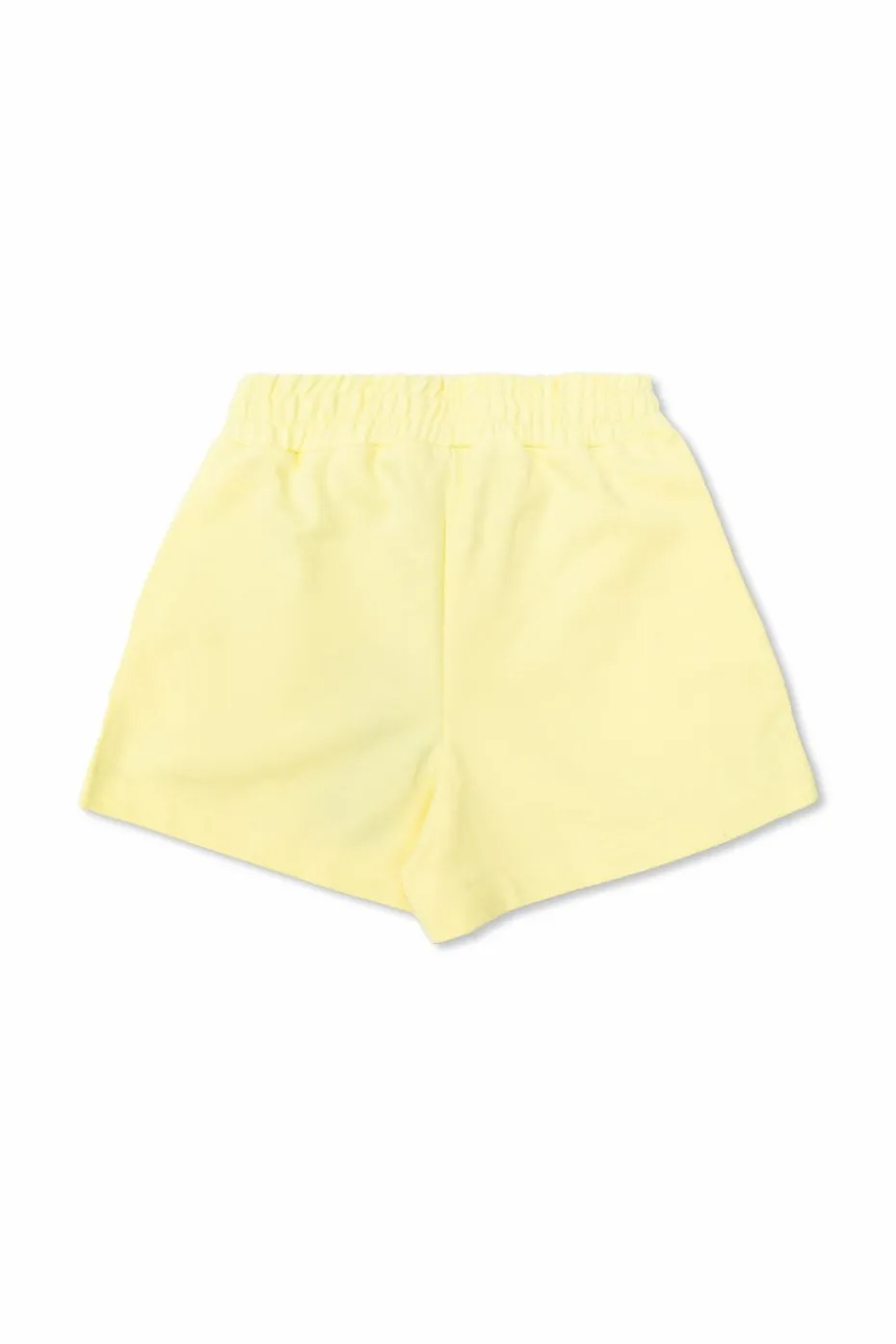 Fendi Kids YELLOW Shorts with embroidered logo