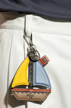 Fendi MULTICOLOUR Boat-shaped keychain