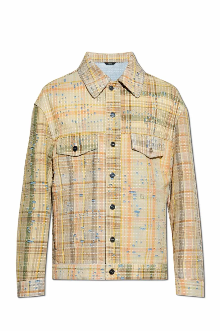 Fendi MULTICOLOUR Jacket with distressed effect