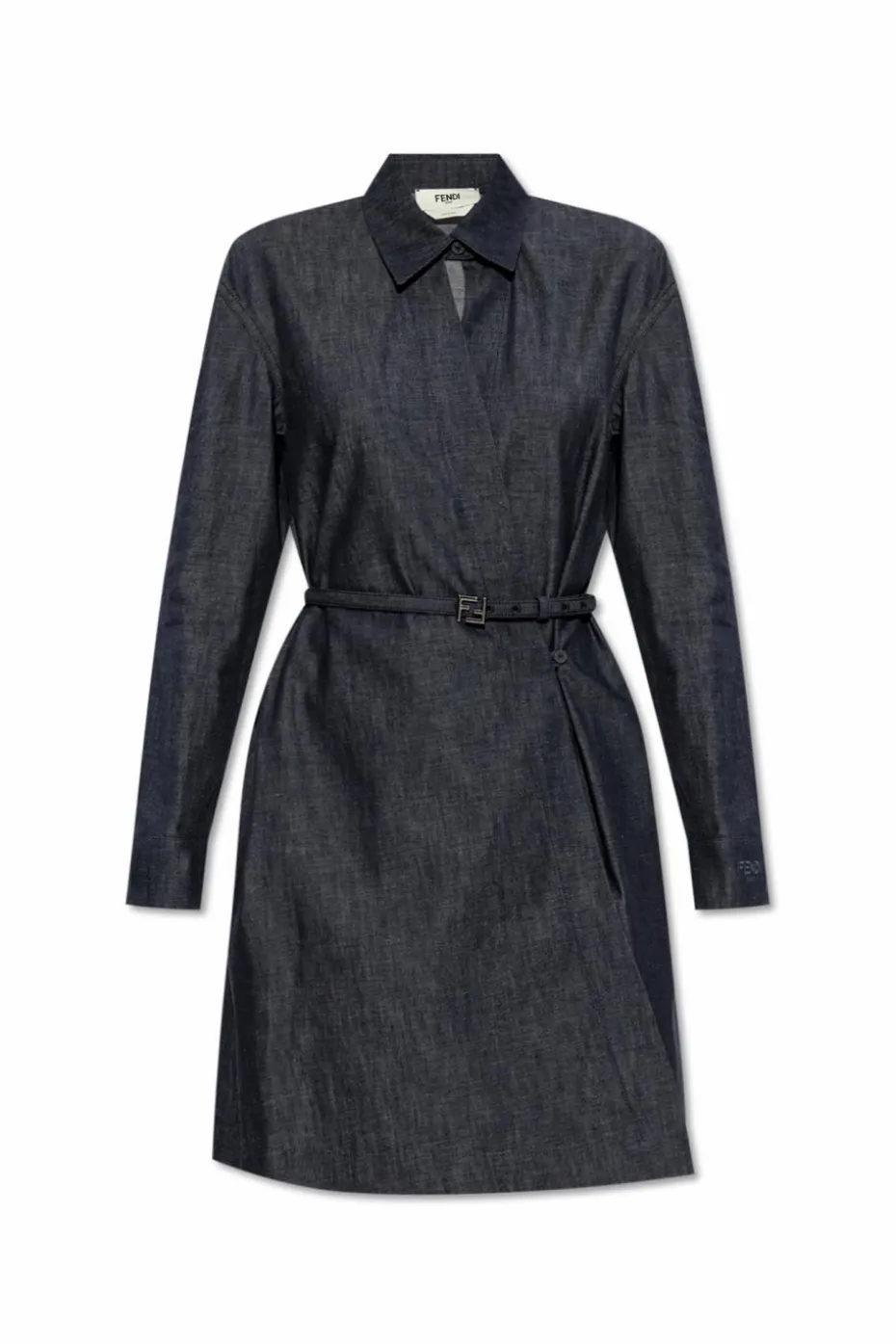 Fendi NAVY BLUE Denim dress with belt