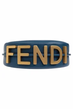 Fendi NAVY BLUE Fendigraphy Mini Handbag