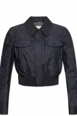 Fendi NAVY BLUE Short denim jacket