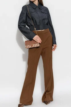Fendi NAVY BLUE Short denim jacket