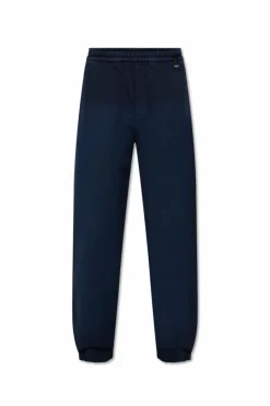 Fendi NAVY BLUE Sweatpants with logo