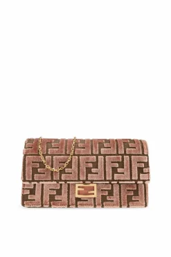 Fendi PINK Baguette belt wallet