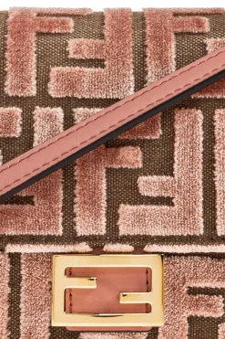 Fendi PINK Baguette belt wallet