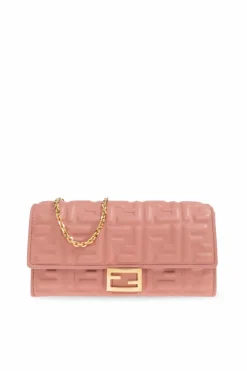 Fendi PINK Chain wallet "Baguette"