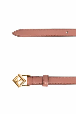 Fendi PINK Leather belt