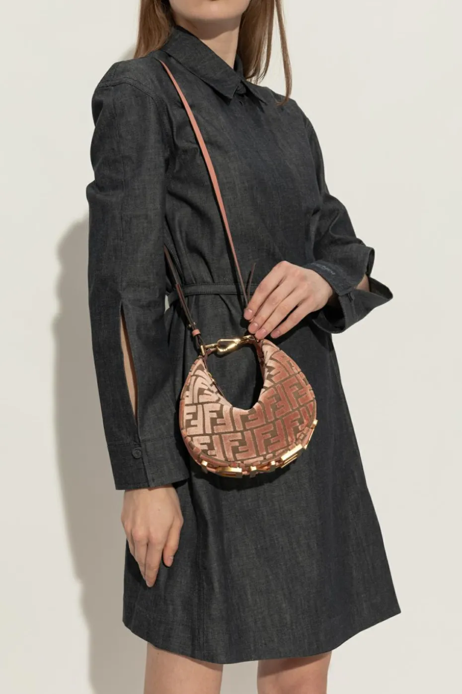 Fendi PINK Shoulder bag `Fendigraphy Mini`