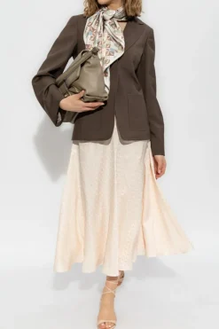 Fendi PINK Silk skirt