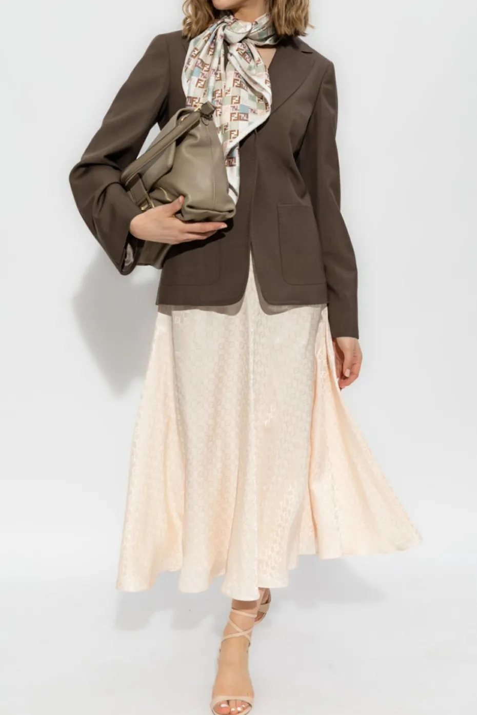 Fendi PINK Silk skirt