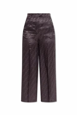 Fendi PURPLE Silk pants by Fendi