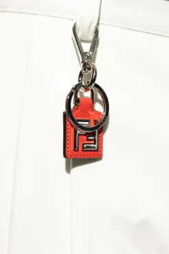 Fendi RED Keychain with logo