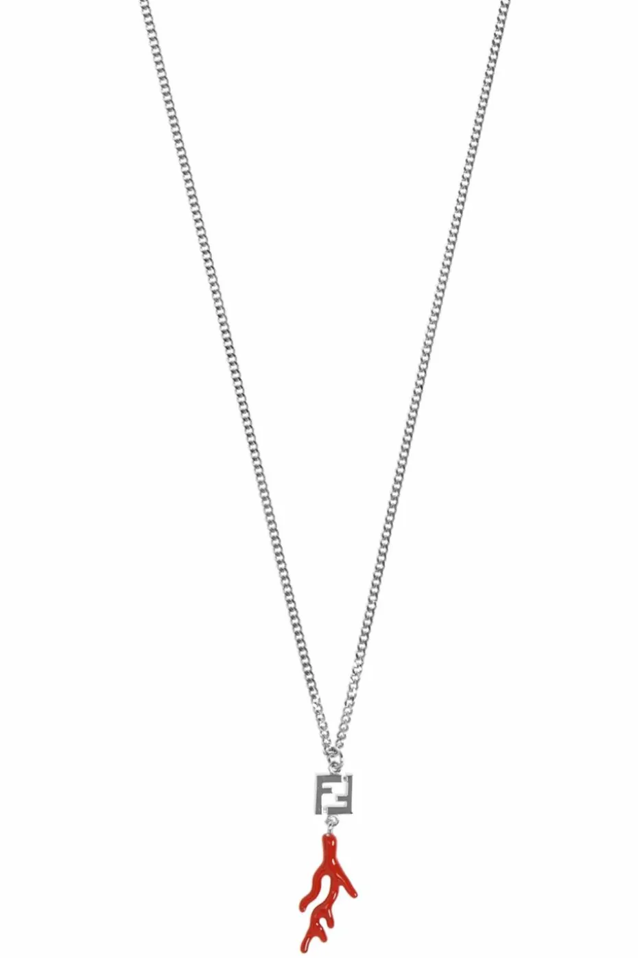 Fendi SILVER Brass necklace