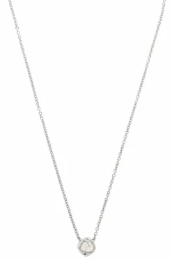 Fendi SILVER Necklace with Pearl Pendant