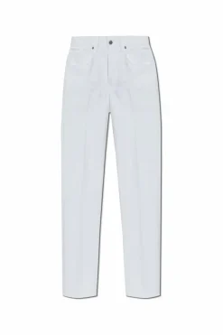 Fendi WHITE Jeans with tapered legs