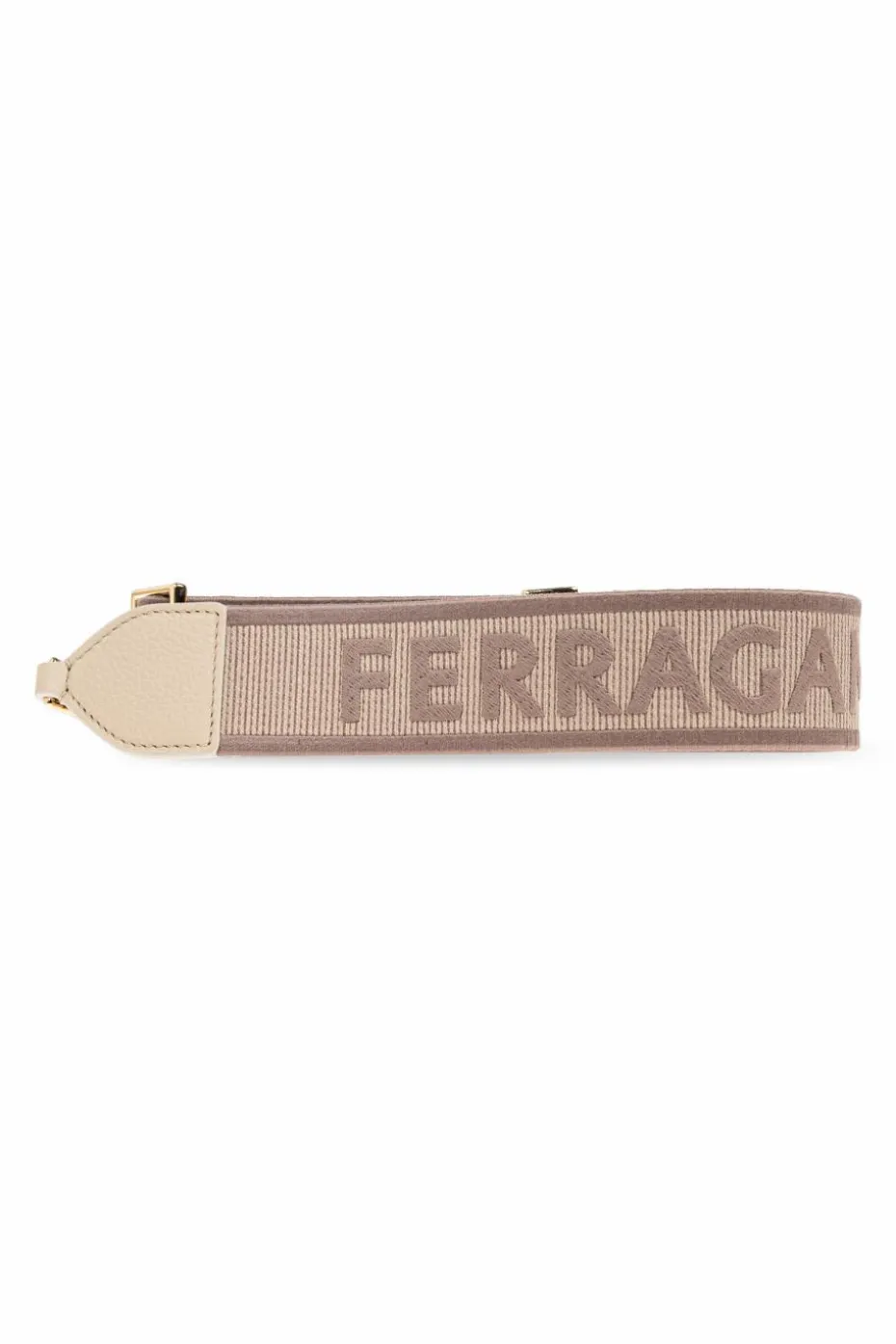 FERRAGAMO beige Shoulder bag `Noth-South Hobo Medium`