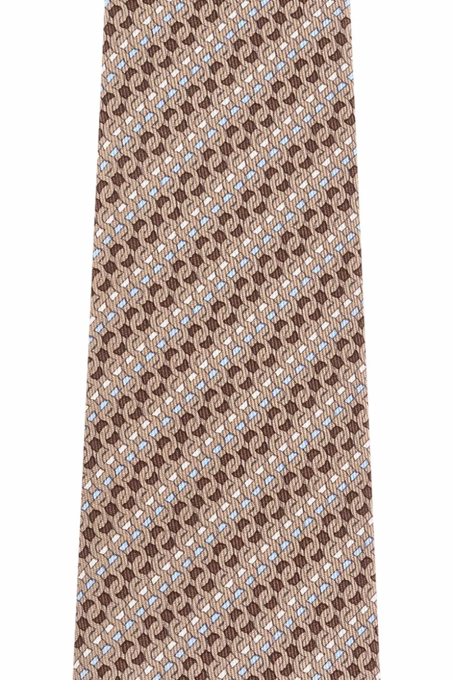 FERRAGAMO beige Silk tie