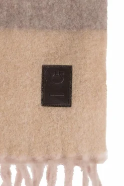 FERRAGAMO beige Wool scarf
