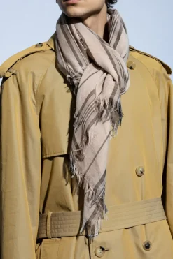 FERRAGAMO beige Wool Shawl