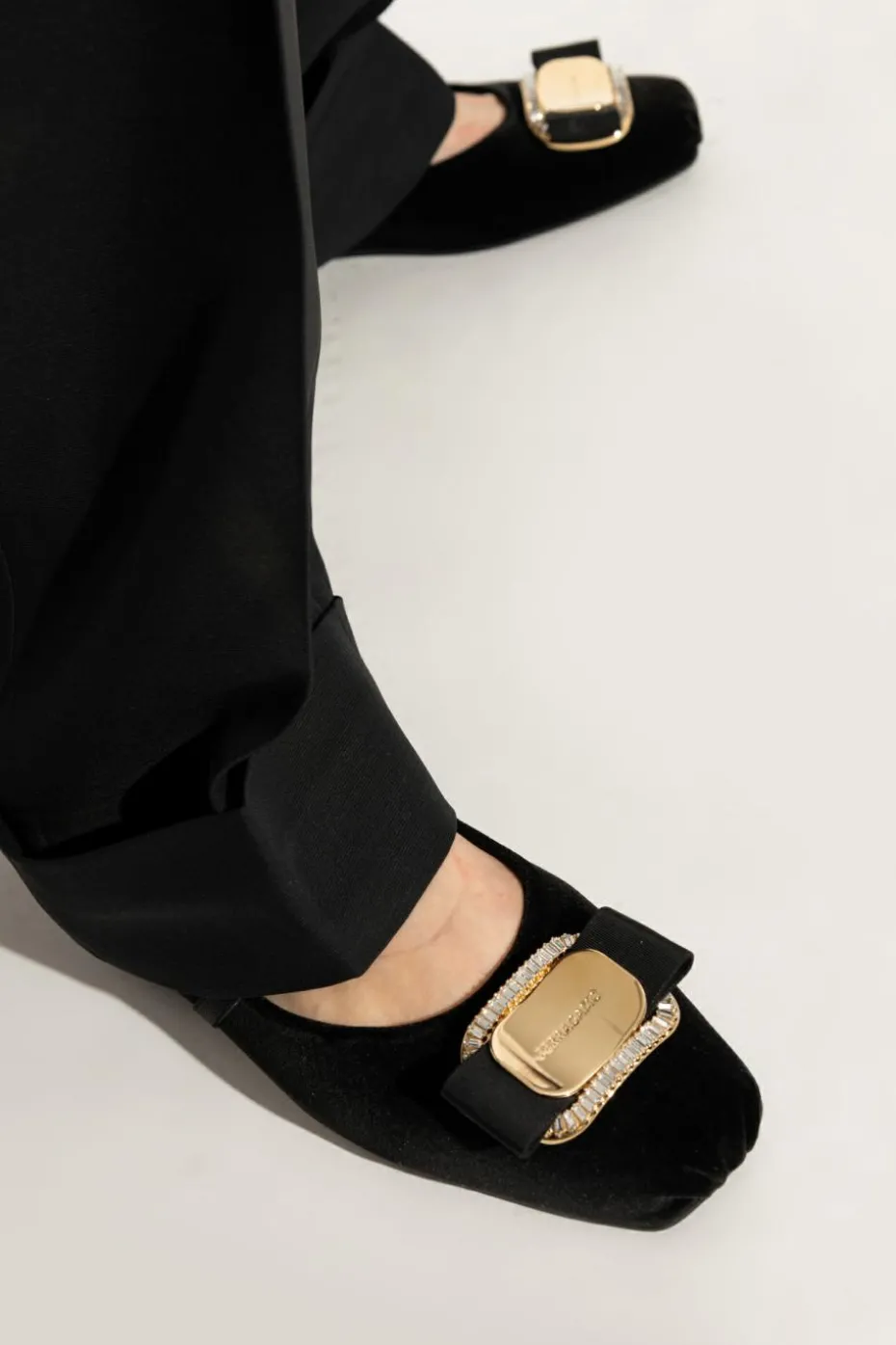 FERRAGAMO BLACK Ballerinas Zina