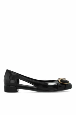 FERRAGAMO BLACK Ballet Flats "Nara"
