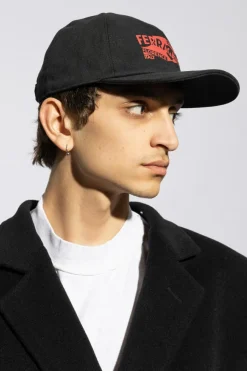 FERRAGAMO BLACK Baseball cap