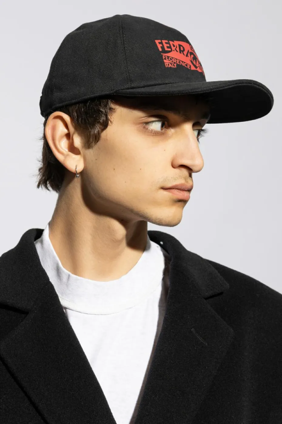 FERRAGAMO BLACK Baseball cap