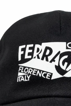 FERRAGAMO BLACK Baseball Cap