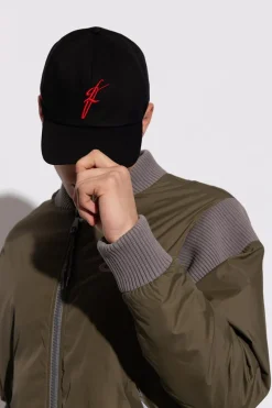 FERRAGAMO BLACK Baseball cap