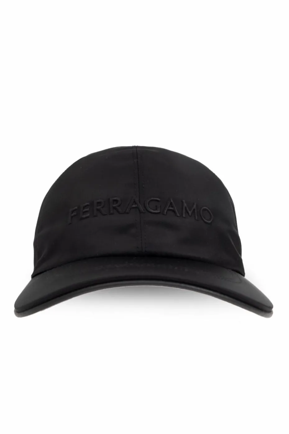 FERRAGAMO BLACK Baseball cap with logo