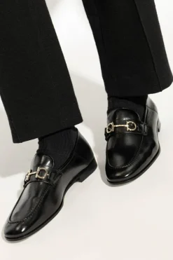 FERRAGAMO BLACK Biarritzt shoes type loafers