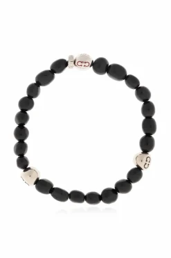 FERRAGAMO BLACK Bracelet with stones