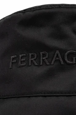 FERRAGAMO BLACK Bucket hat