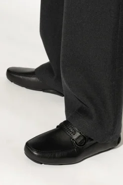 FERRAGAMO BLACK Calipso Loafers