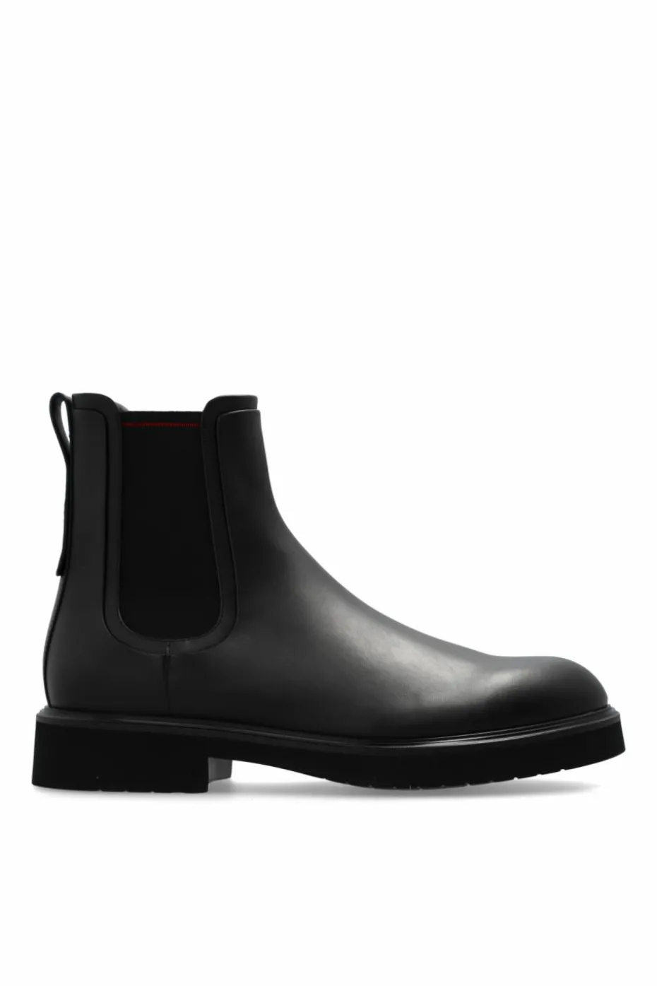 FERRAGAMO BLACK Chelsea Boots Cezanne