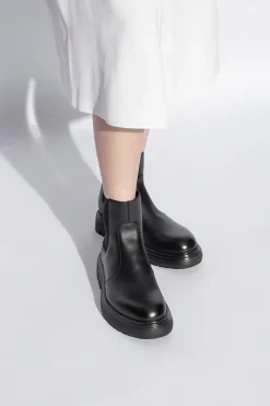 FERRAGAMO BLACK ‘Dollie’ ankle boots