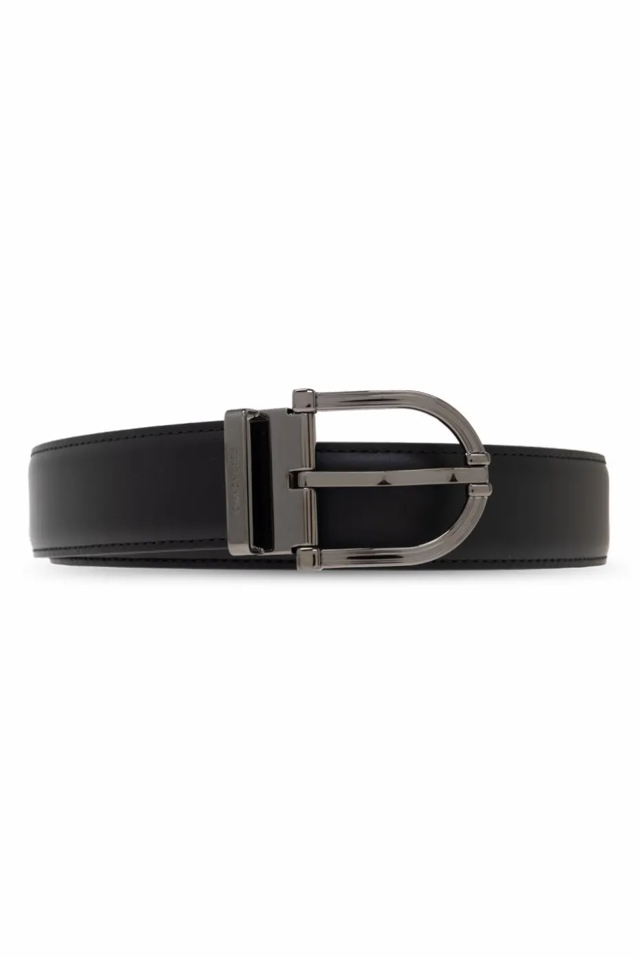 FERRAGAMO BLACK Double-sided belt