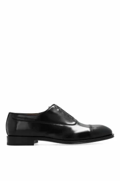 FERRAGAMO BLACK ‘Fermin’ shoes