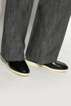 FERRAGAMO BLACK FERRAGAMO 'Cosimo' loafers shoes