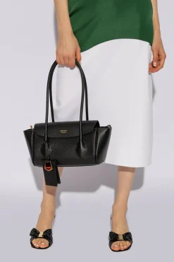 FERRAGAMO BLACK ‘Firenze Small’ Shoulder Bag